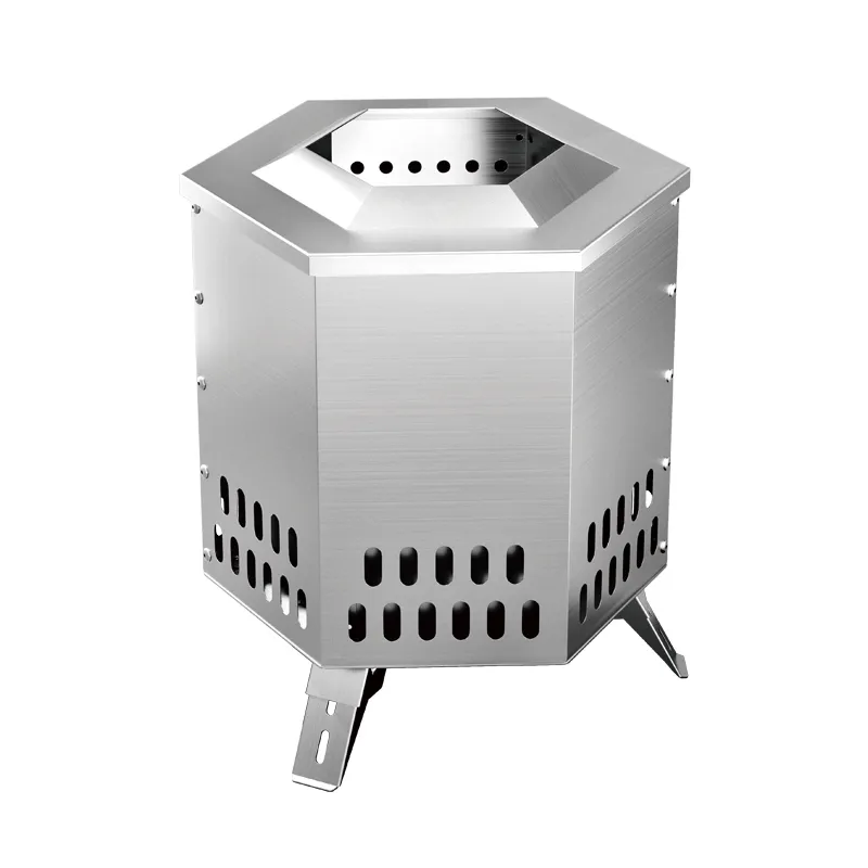 Incinerador de plata de seis lados