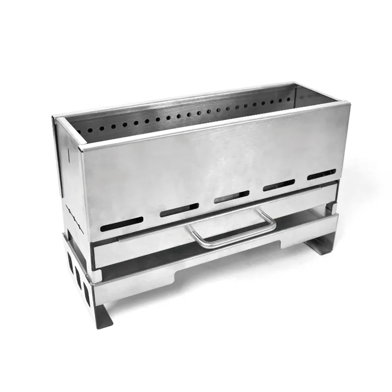 Plataforma de fuego rectangular