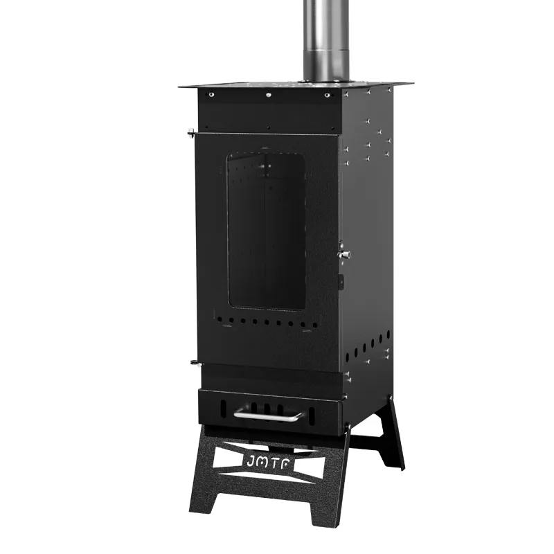 Chimenea doméstica negra
